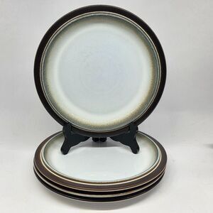 Denby "RONDO" 8 3/4" Salad Plates Set Of 4 GUC Discontinued 1978-1984